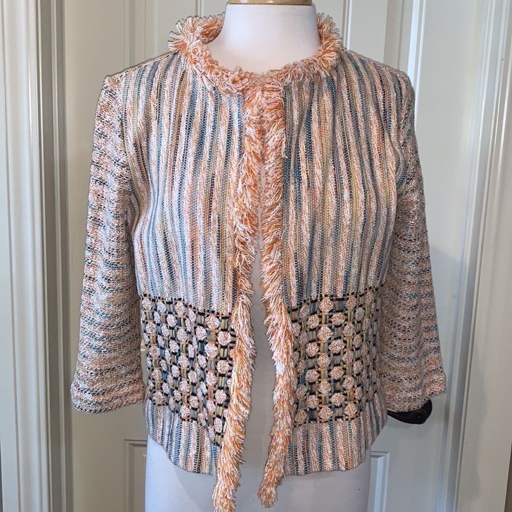 Chico’s woven jacket, Size 1
